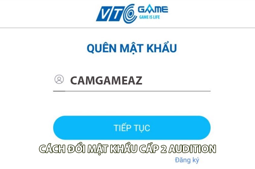 Hướng Dẫn Cách Đổi Mật Khẩu Cấp 2 Audition